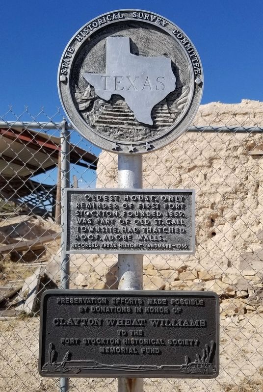 Oldest House Marker. Click for full size. Oldest House Marker image. Click for full size.