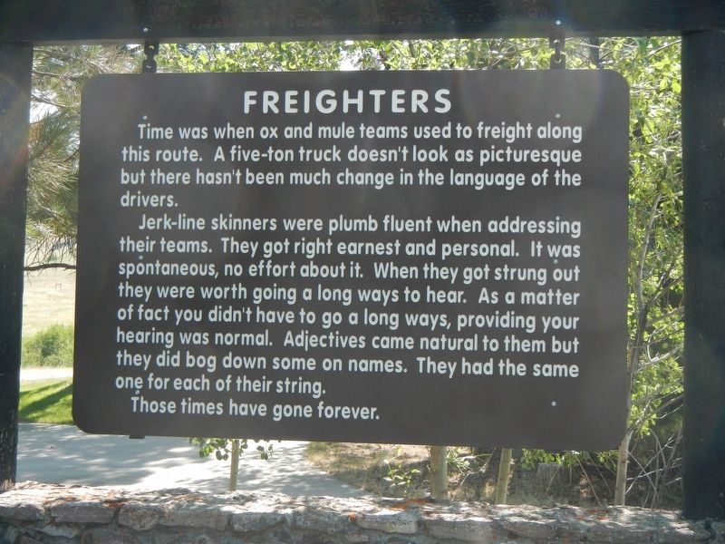 Freighters Marker image. Click for full size.