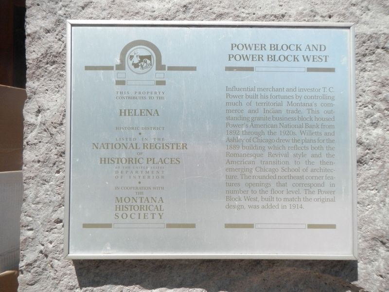 Power Block and Power Block West Marker image. Click for full size.
