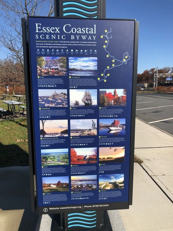 Essex Coastal Scenic Byway Marker image. Click for full size.