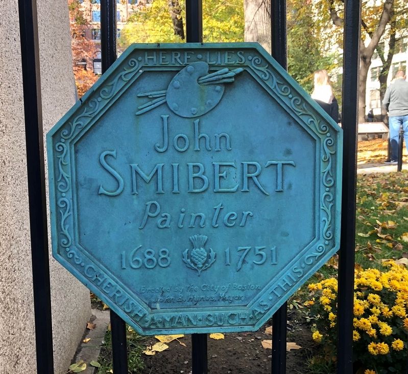 John Smibert Marker image. Click for full size.