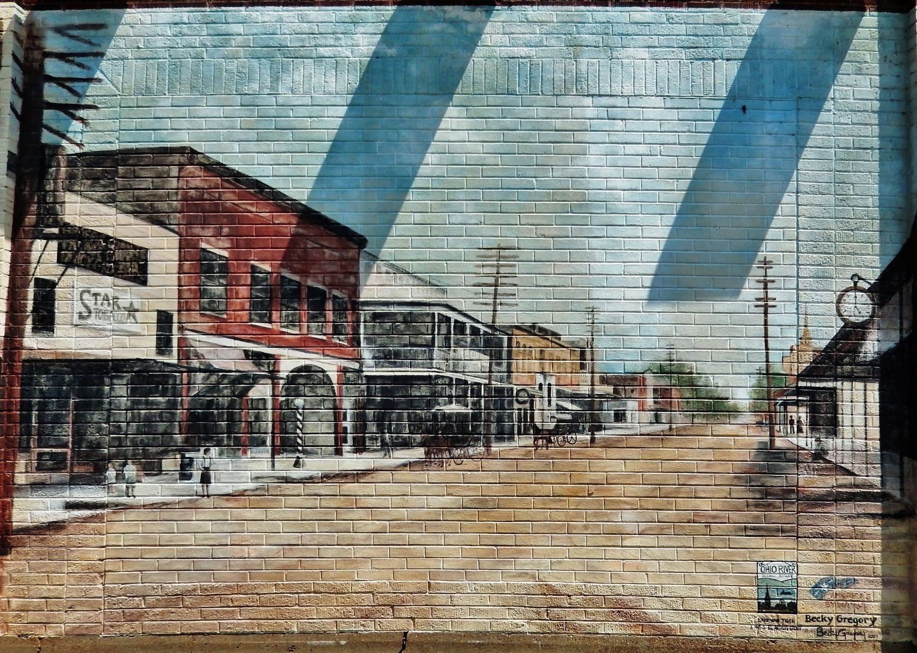 Lower Ferry Street Mural image. Click for full size.