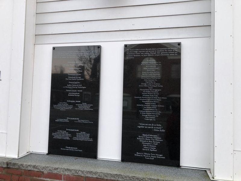 Donor plaques nearby image. Click for full size.