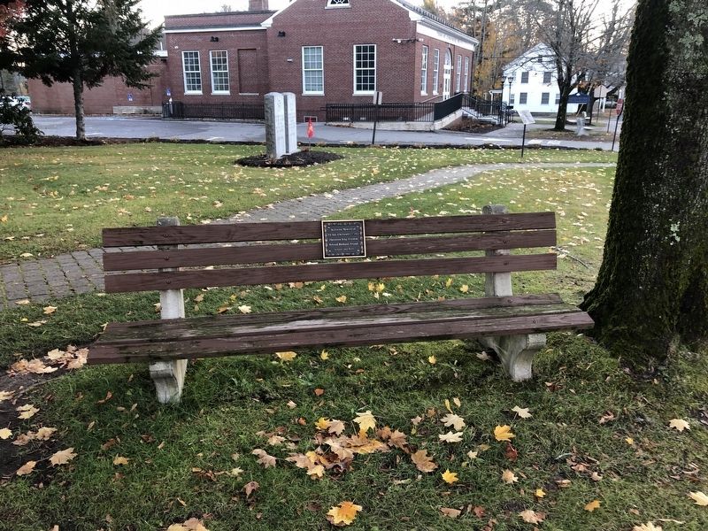 1st Sgt. Christopher Coffin Memorial Bench image. Click for full size.