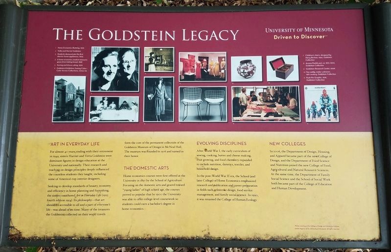 The Goldstein Legacy Marker image. Click for full size.