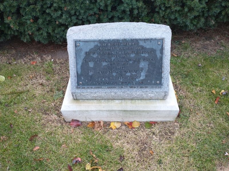 Ray Wesley Herrick Marker. Click for full size. Ray Wesley Herrick Marker image. Click for full size.