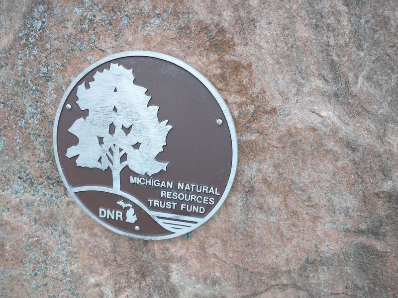 Michigan Natural Resources Trust Fund Medallion image. Click for full size.
