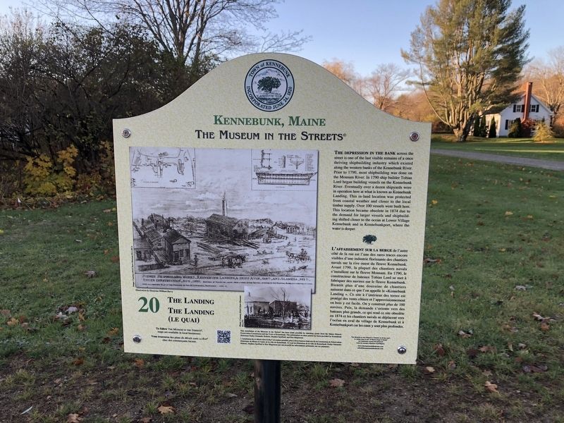 The Landing / The Landing (le quai) Marker. Click for full size. The Landing / The Landing (le quai) Marker image. Click for full size.