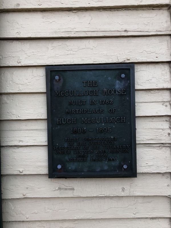 The McCulloch House Marker image. Click for full size.