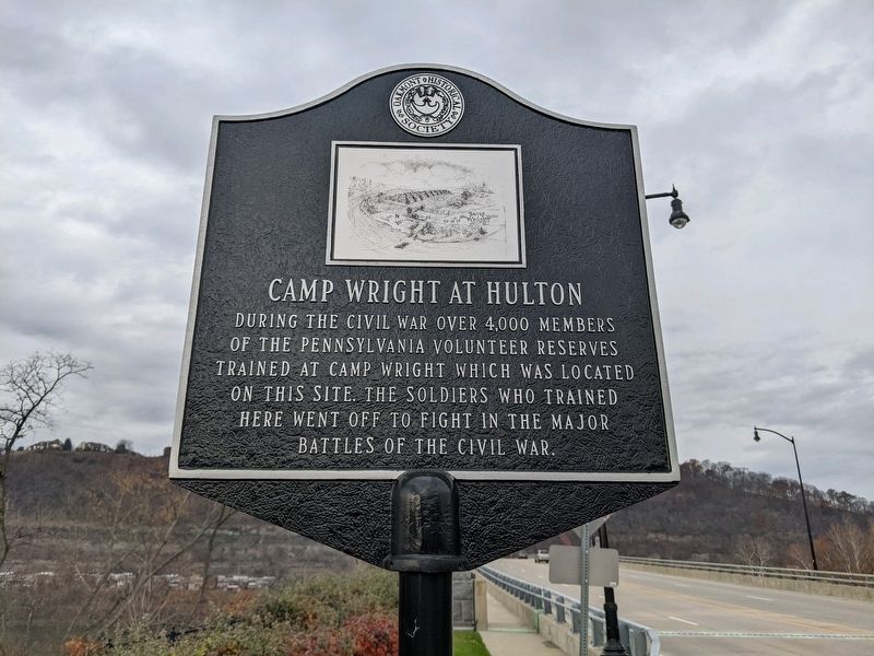 Camp Wright at Hulton Marker image. Click for full size.