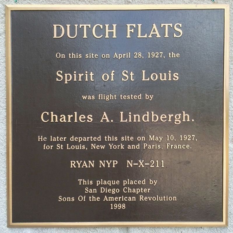 Dutch Flats Marker image. Click for full size.