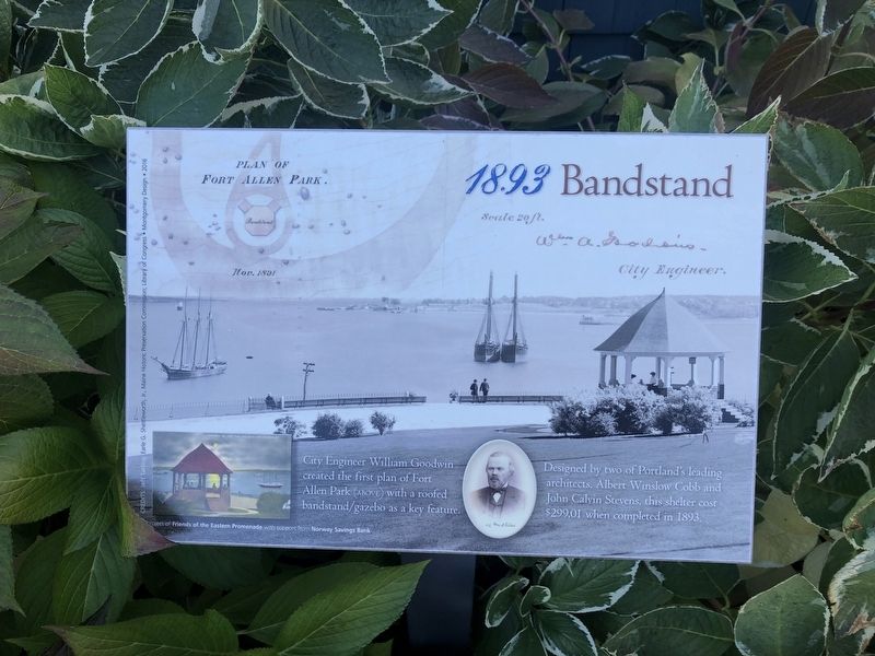 1893 Bandstand Marker. Click for full size. 1893 Bandstand Marker image. Click for full size.