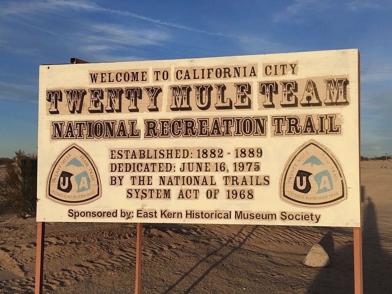 20 Mule Team National Recreation Trail image. Click for full size.