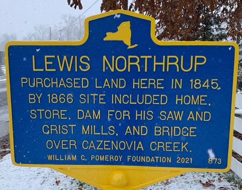 Lewis Northrup Marker image. Click for full size.