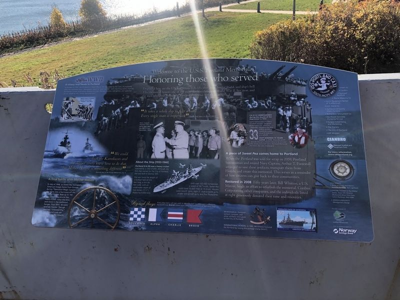 Honoring those who served Marker. Click for full size. Honoring those who served Marker image. Click for full size.