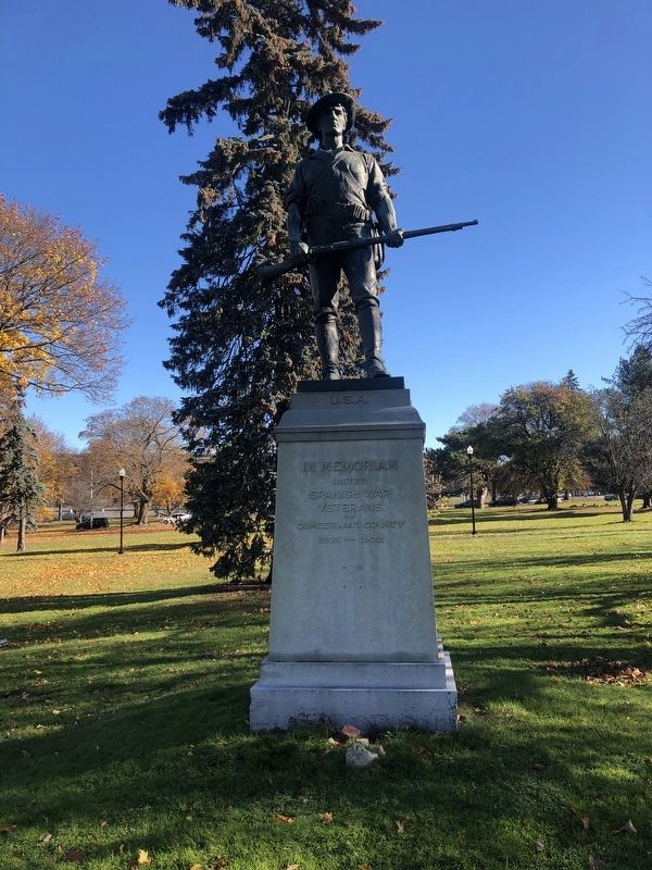Spanish-American War Memorial. Click for full size. Spanish-American War Memorial image. Click for full size.