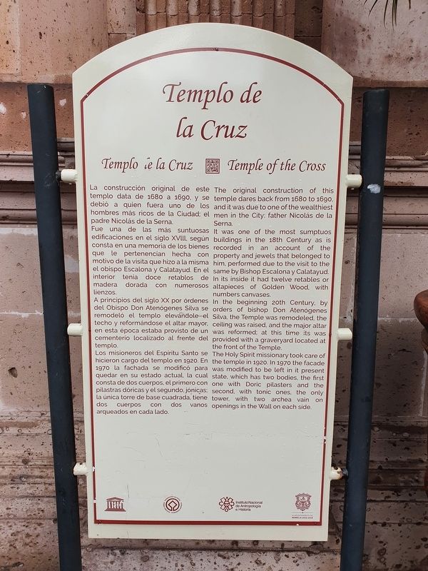 Temple of the Cross Marker image. Click for full size.