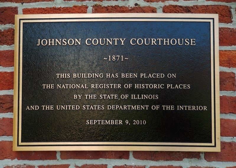 Johnson County Courthouse Marker image. Click for full size.