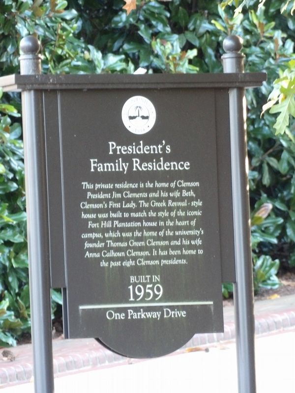 President's Family Residence Marker image. Click for full size.