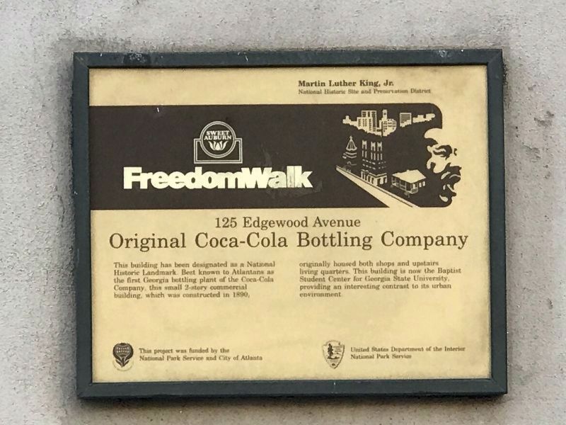 Original Coca-Cola Botting Company Marker. Click for full size. Original Coca-Cola Botting Company Marker image. Click for full size.