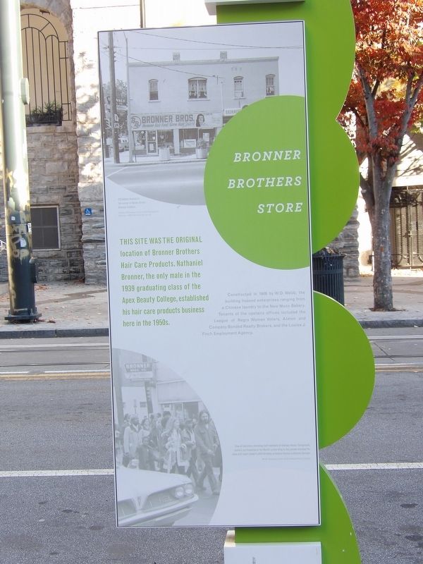 Bronner Brothers Store Marker image. Click for full size.