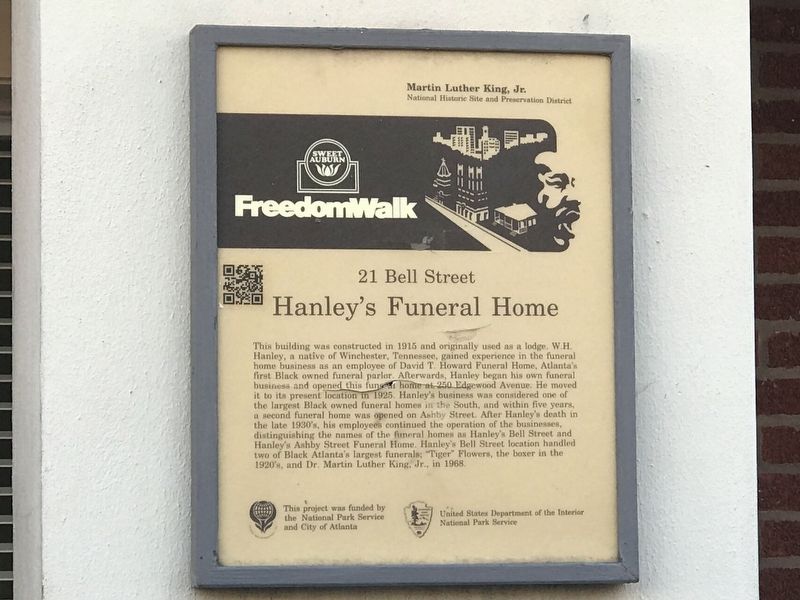 Hanley's Funeral Home Marker image. Click for full size.