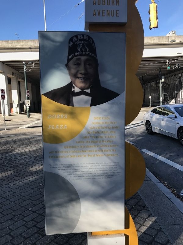 Dobbs Plaza Marker image. Click for full size.