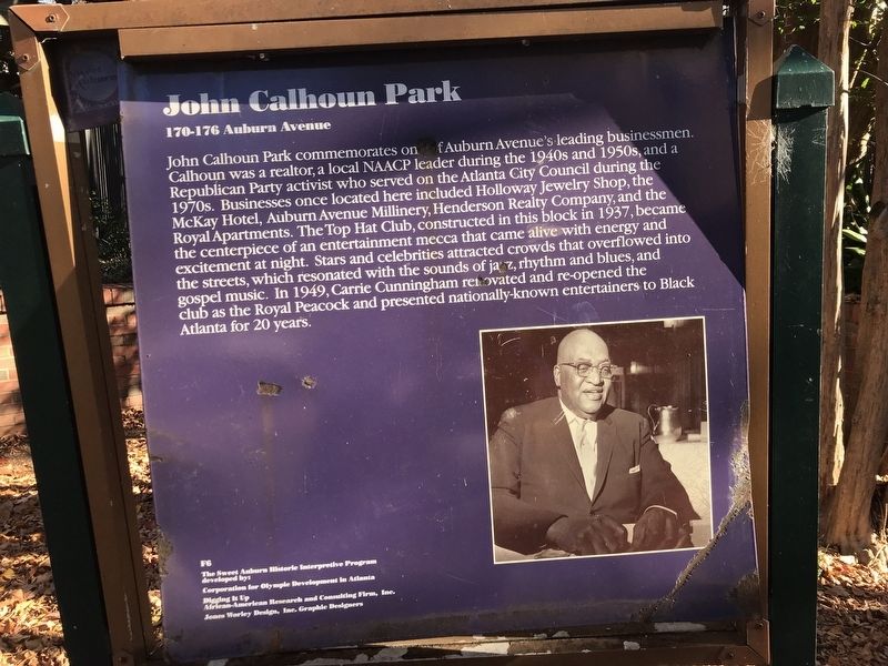 John Calhoun Park Marker image. Click for full size.