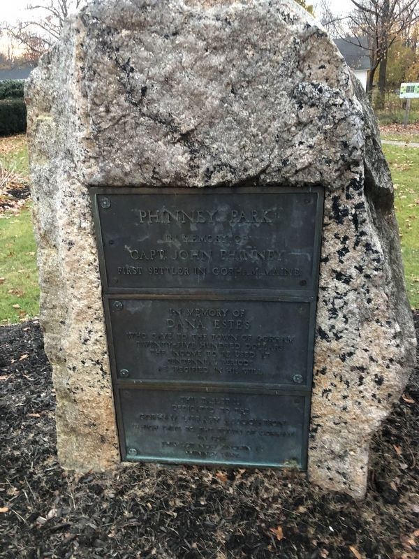 Phinney Park Marker. Click for full size. Phinney Park Marker image. Click for full size.