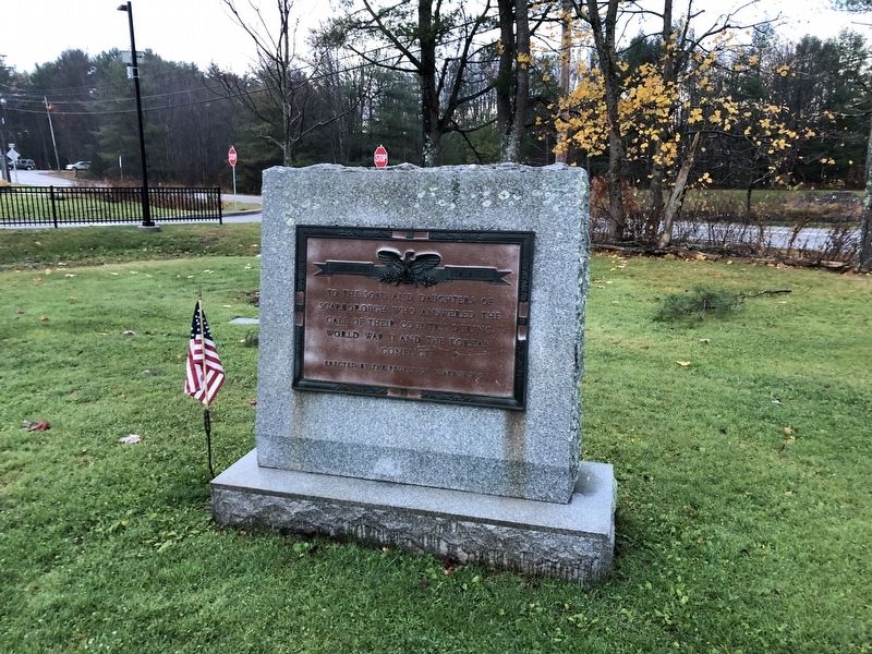 World War II and Korean Conflict Memorial. Click for full size. World War II and Korean Conflict Memorial image. Click for full size.