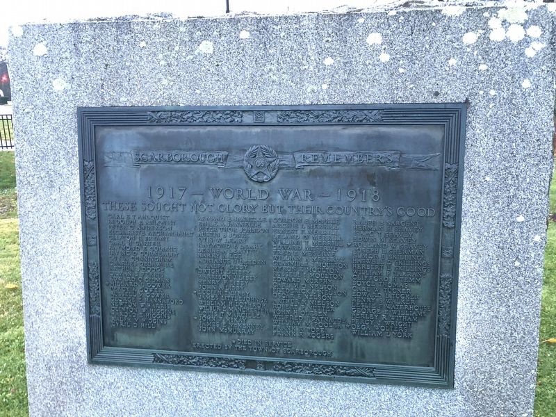 World War Marker. Click for full size. World War Marker image. Click for full size.