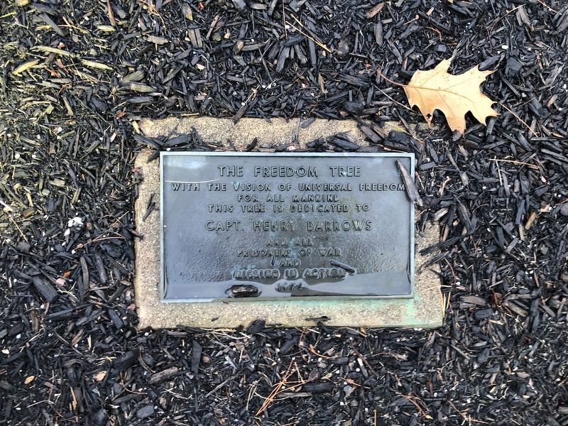 Capt. Henry Barrows Marker. Click for full size. Capt. Henry Barrows Marker image. Click for full size.