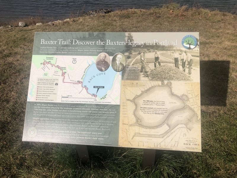 Baxter Trail: Discover the Baxters' legacy in Portland Marker image. Click for full size.
