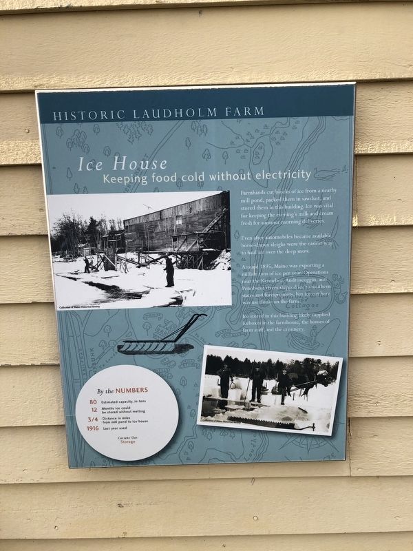 Ice House Marker. Click for full size. Ice House Marker image. Click for full size.