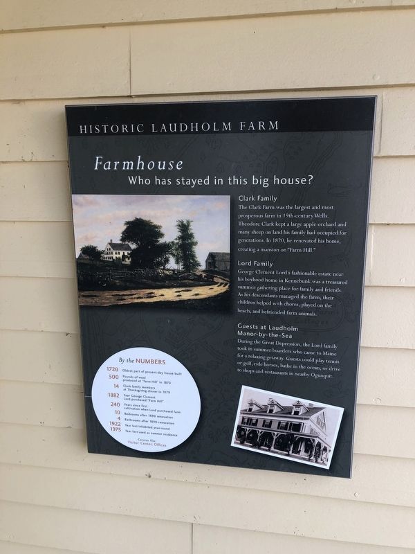 Farmhouse Marker. Click for full size. Farmhouse Marker image. Click for full size.