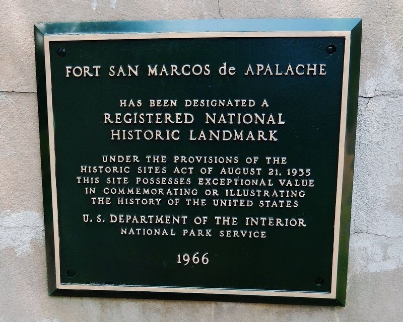 Fort San Marcos de Apalache Marker image. Click for full size.