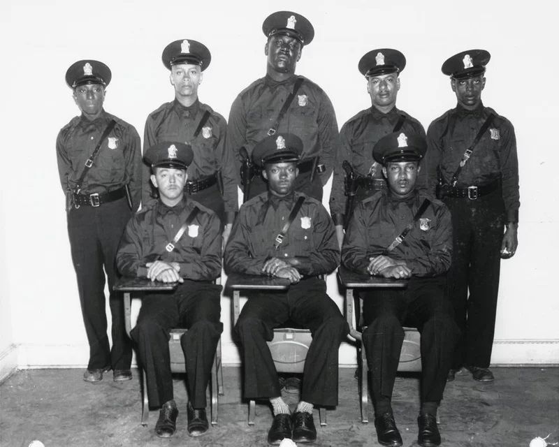 Integration of the Police Department Marker detail. Click for full size. Integration of the Police Department Marker detail image. Click for full size.