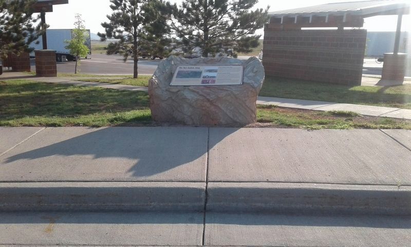 The Vore Buffalo Jump Marker image. Click for full size.
