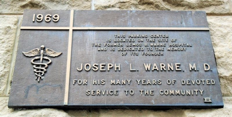 Joseph L. Warne, M. D. Marker image. Click for full size.