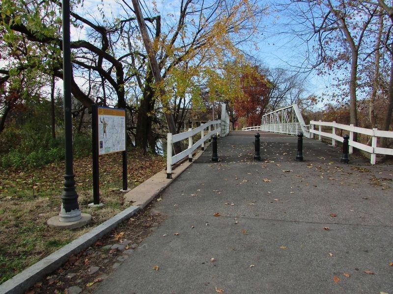 Marker at New Bridge Landing image. Click for full size.