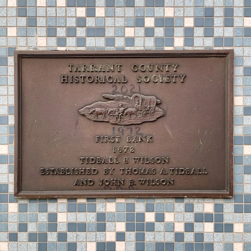 First Bank Marker image. Click for full size.