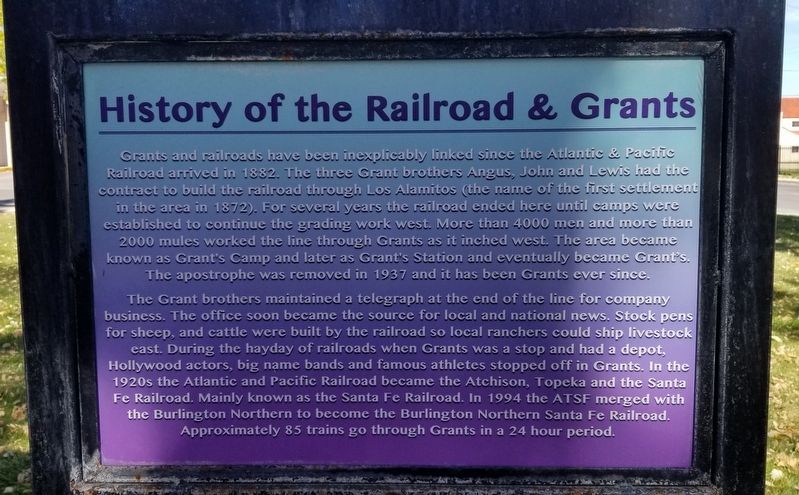 The Caboose Marker - Reverse Side image. Click for full size.