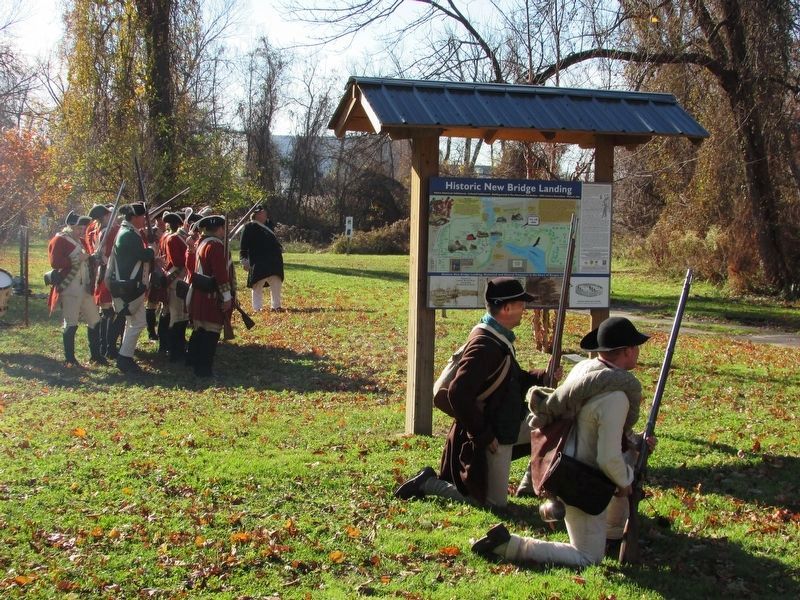 British Soldiers at the Marker. Click for full size. British Soldiers at the Marker image. Click for full size.
