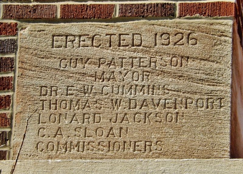 Harrisburg City Hall Cornerstone image. Click for full size.