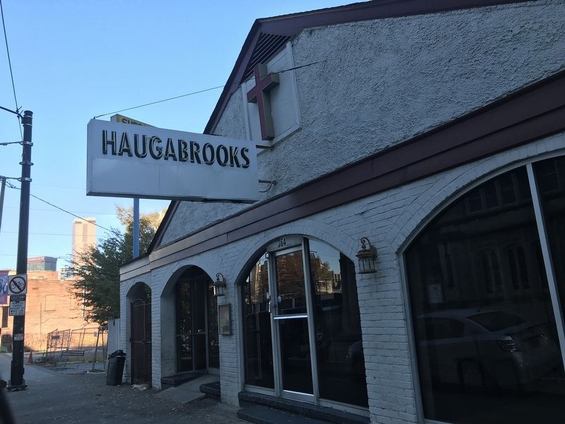 Haugabrooks Funeral Home Marker. Click for full size. Haugabrooks Funeral Home Marker image. Click for full size.