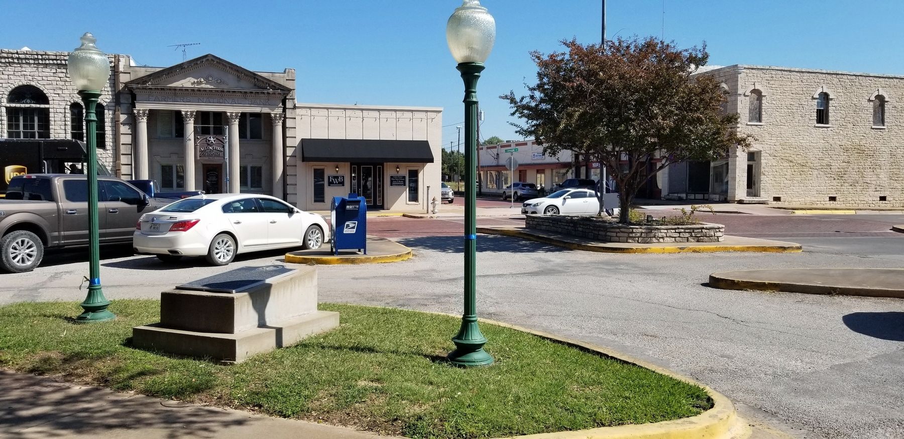 The view of the Erath County Courthouse Marker in the parking lot of the courthouse. Click for full size. The view of the Erath County Courthouse Marker in the parking lot of the courthouse image. Click for full size.