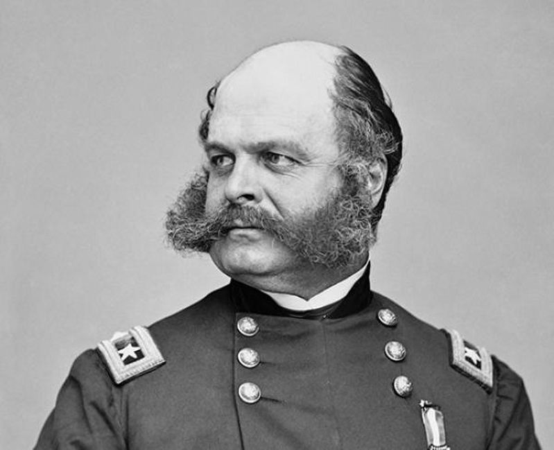 Maj. Gen. Ambrose E. Burnside image. Click for full size.