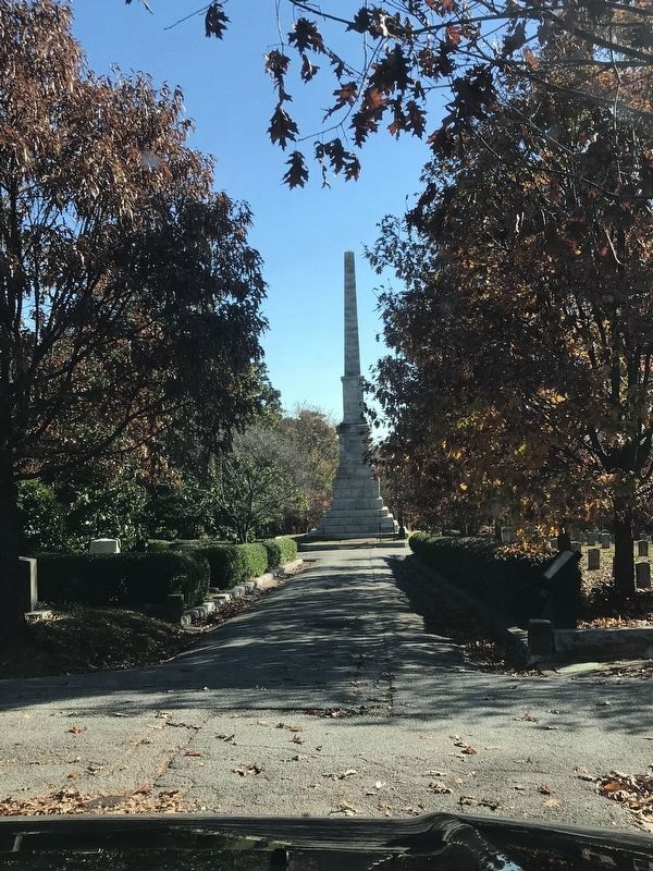 Confederate Memorial Grounds Marker image. Click for full size.