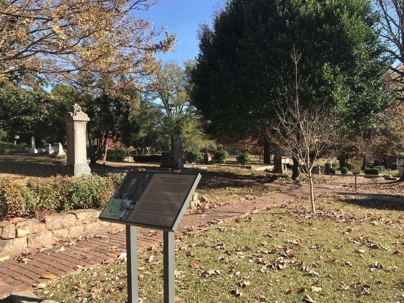 The African American Burial Grounds Marker. Click for full size. The African American Burial Grounds Marker image. Click for full size.