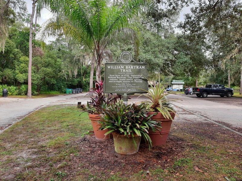 William Bartram Trail Marker image. Click for full size.